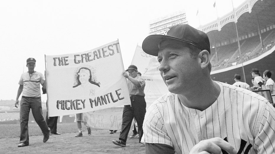 Mickey Mantle in 1968
