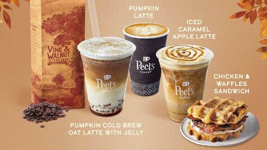 Peet's Coffee pumpkin spice lineup