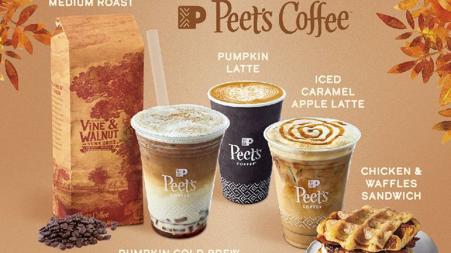 Peet's Coffee pumpkin spice lineup