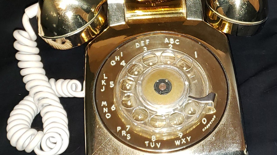 Elvis Presley gold phone Graceland