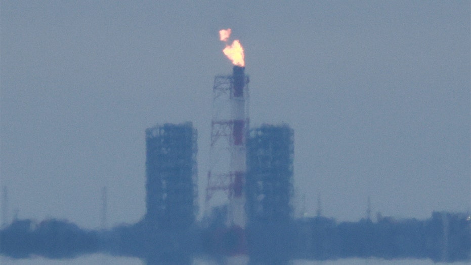 Russia gas flare is seen Friday, Aug. 26, 2022