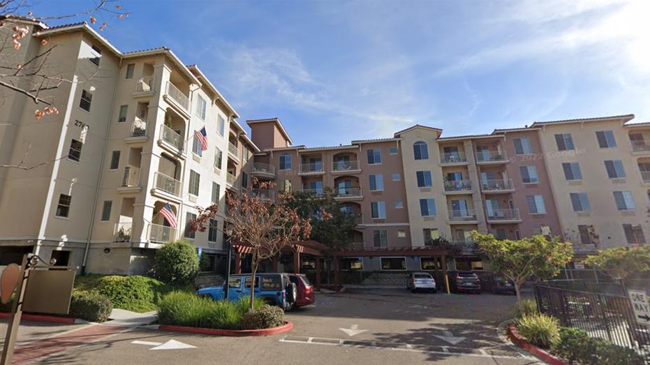 An outside view of living quarters at Paradise Village