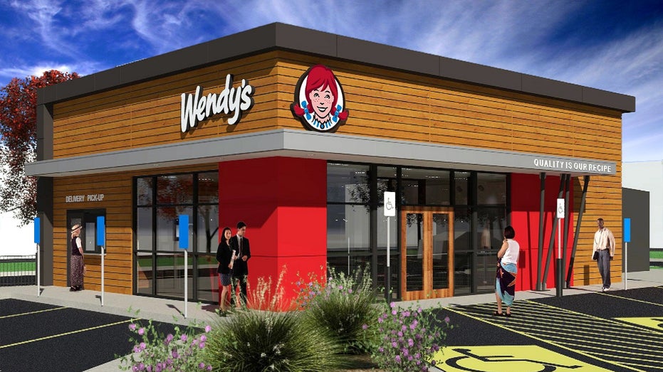 Wendy's fast food restaurant new design