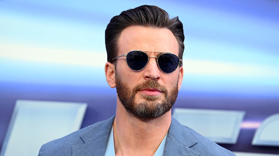 Chris Evans on the red carpet