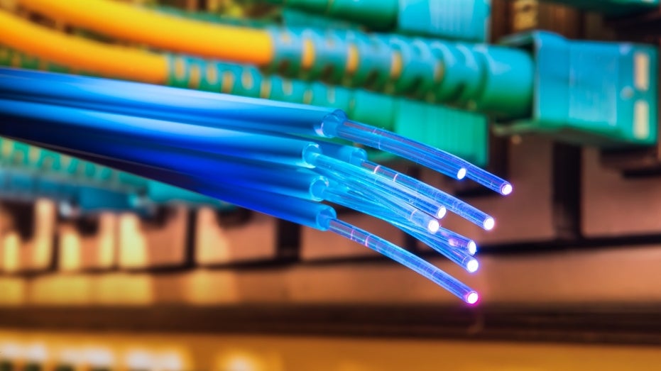 Fiber optic cable inside look