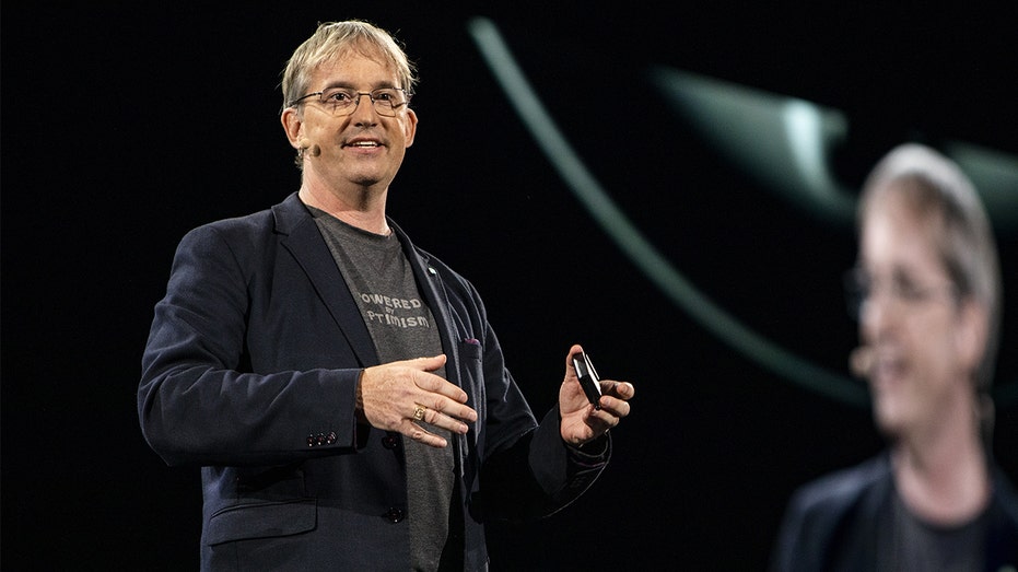 iRobot CEO Colin Angle speaks at an event in 2019