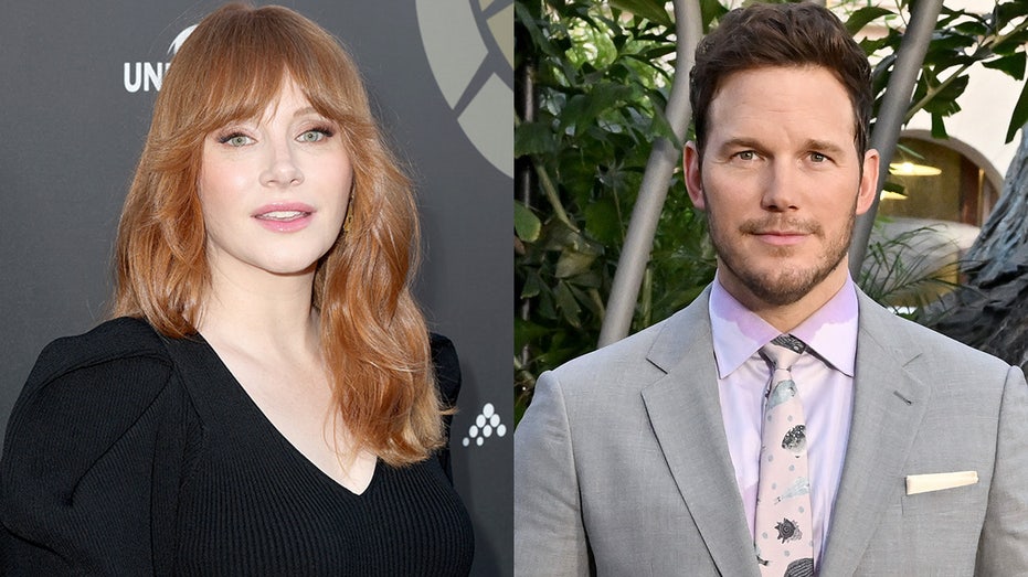 Bryce Dallas Howard and Jurassic World co-star Chris Pratt