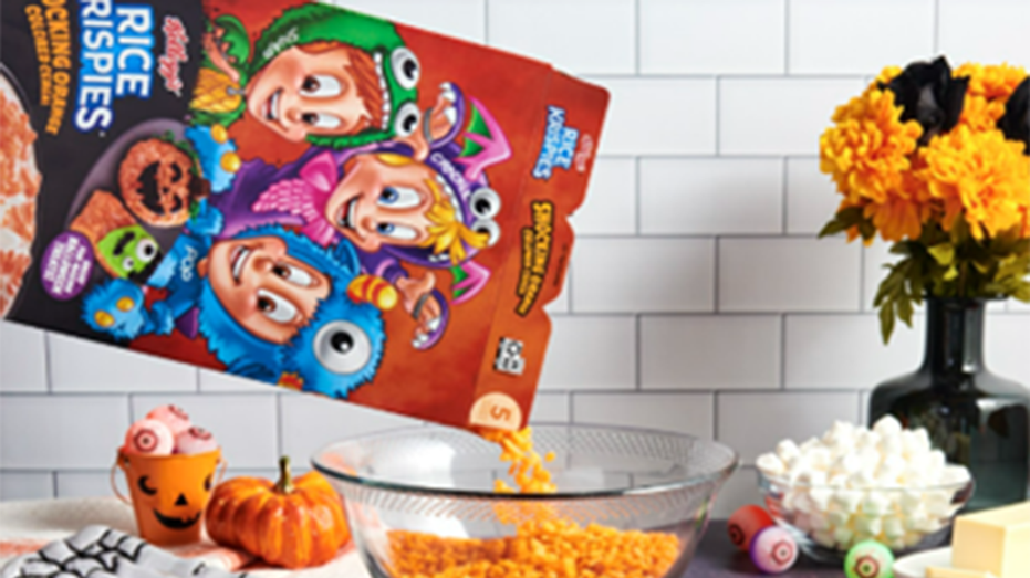 Kellogg’s new Rice Krispies Shocking Orange Colored Cereal 