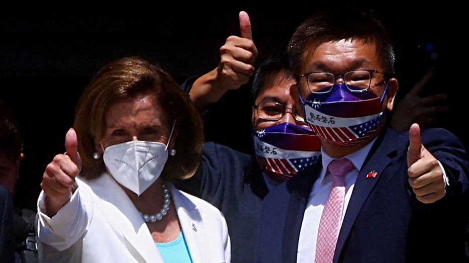 Nancy Pelosi at Taiwanese Parliament