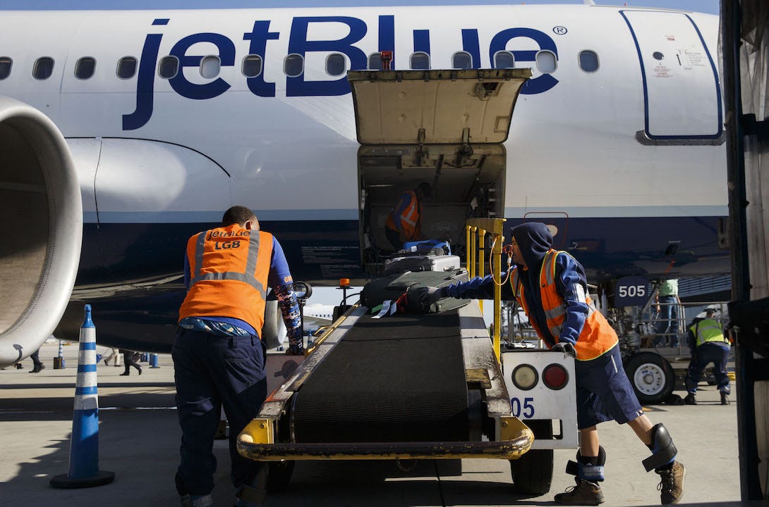 Jetblue baggage fees outlet international flights 2019