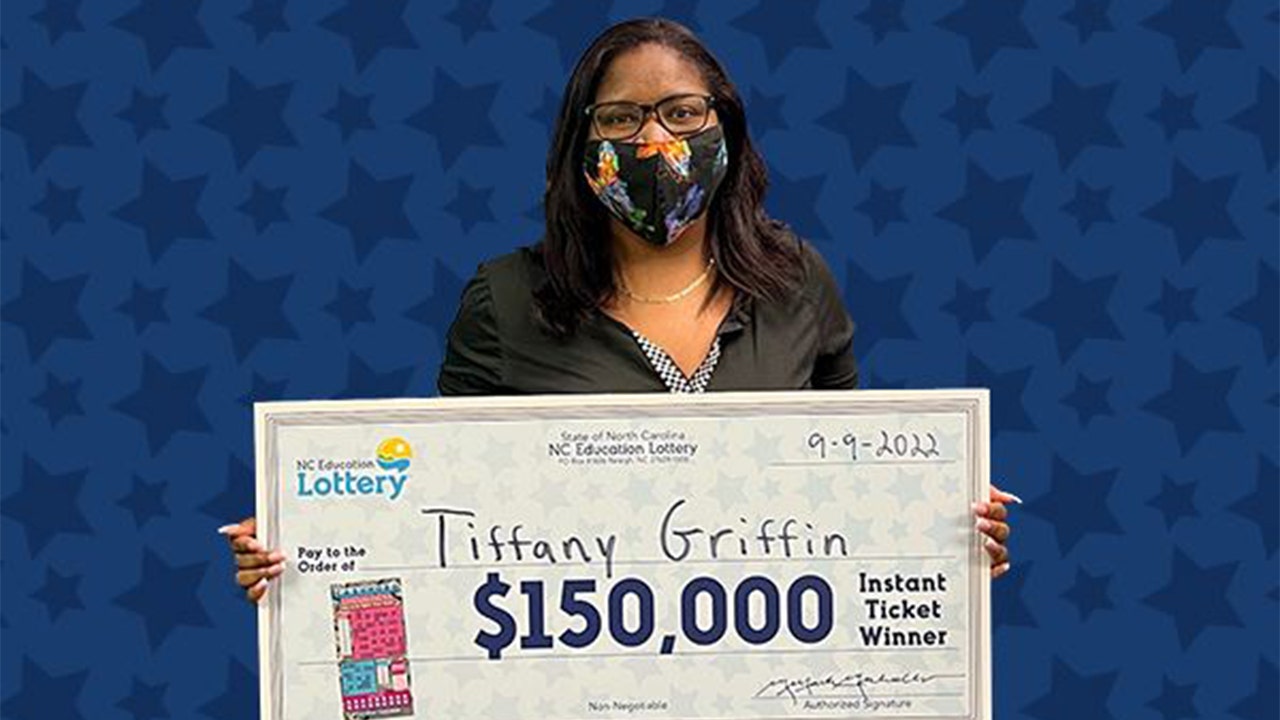 North Carolina woman wins $150K lottery in honor of her love for