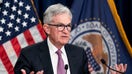 U.S. Federal Reserve Chair Jerome Powell and members of the Federal Reserve will use this week&apos;s consumer and producer price indeces reports to weigh raising interest rates an additional 75 percentage points when the group meets on Sept. 21. (Photo by Liu Jie/Xinhua via Getty Images)