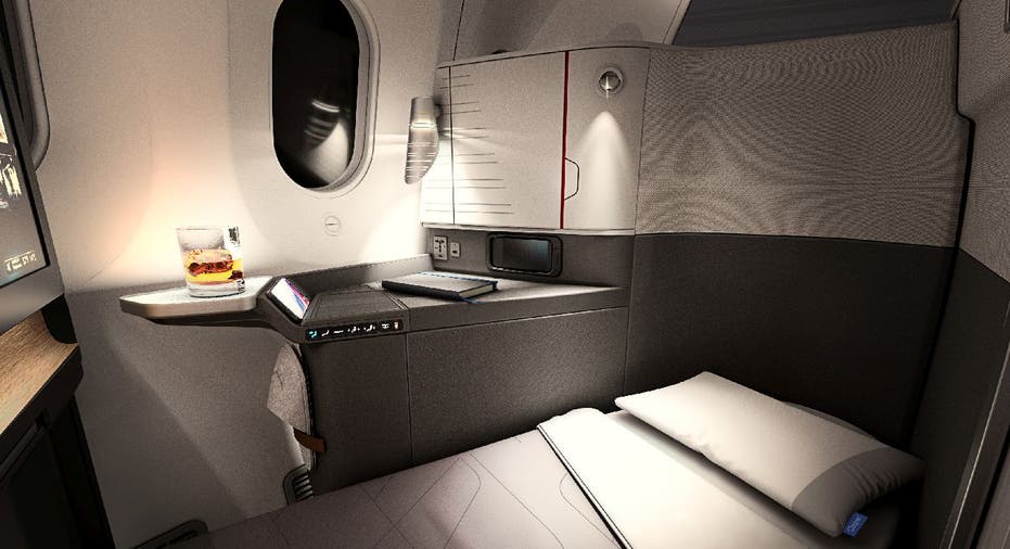 American Airlines Flagship Suite: Bed