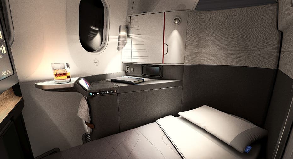 American Airlines Flagship Suite: Bed