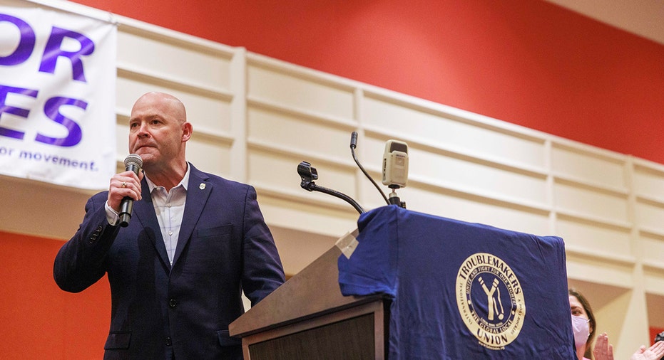 A Labor leader speaking at a conference