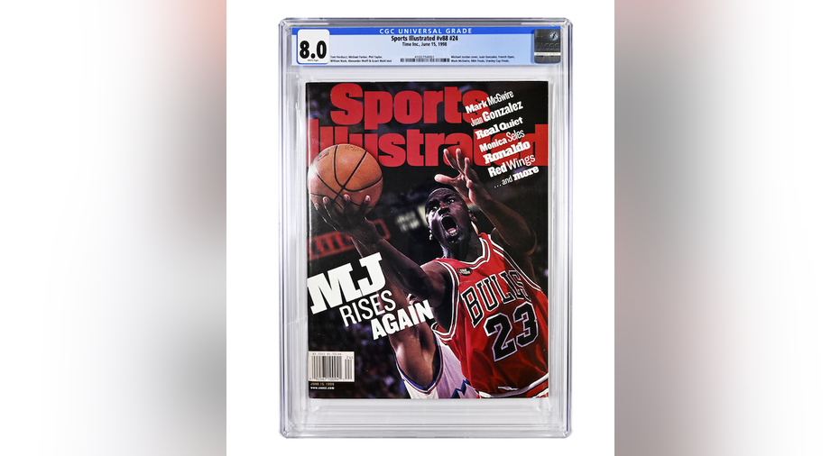Michael Jordan 1998 NBA Finals 'The Last Dance' Game Worn Jersey, Game 1, INVICTUS, PART I, 2022