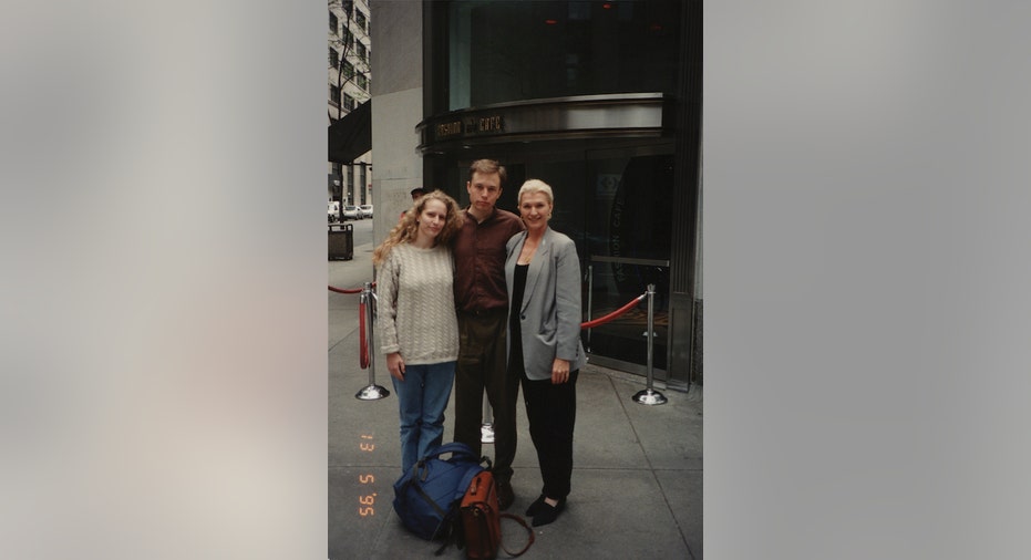 Jennifer Gwynne with Elon and Maye