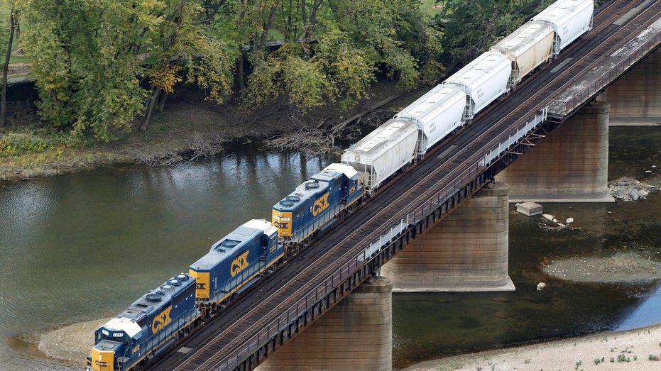 CSX freight train in West Virginia