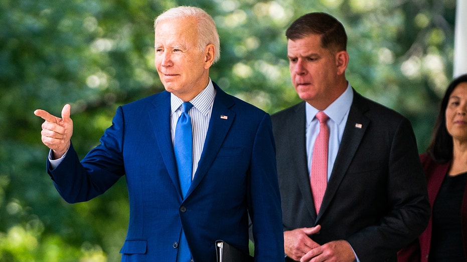 President Biden pointing finger