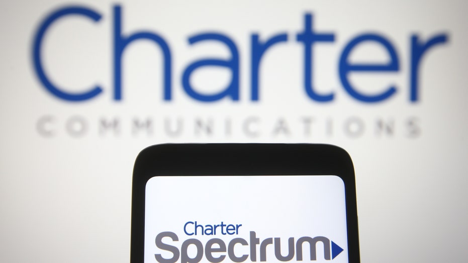Charter Spectrum logo on cell phone