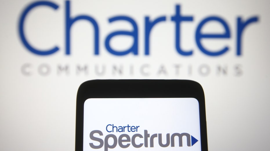 Charter Spectrum logo on cell phone