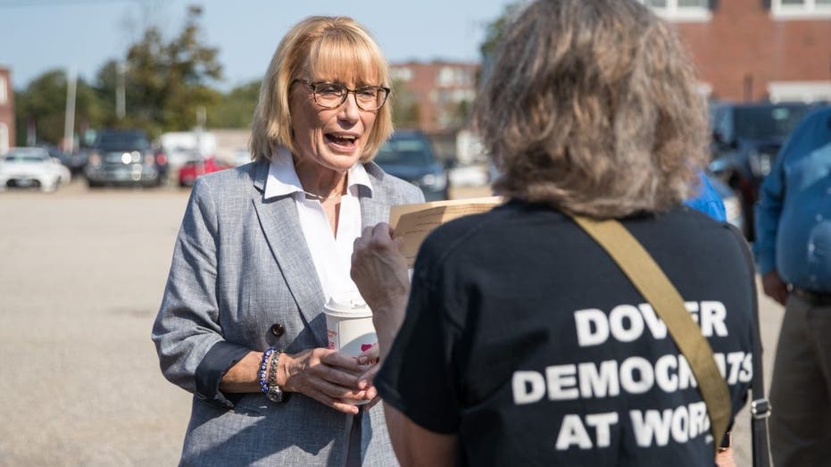 Sen. Maggie Hassan campaigns