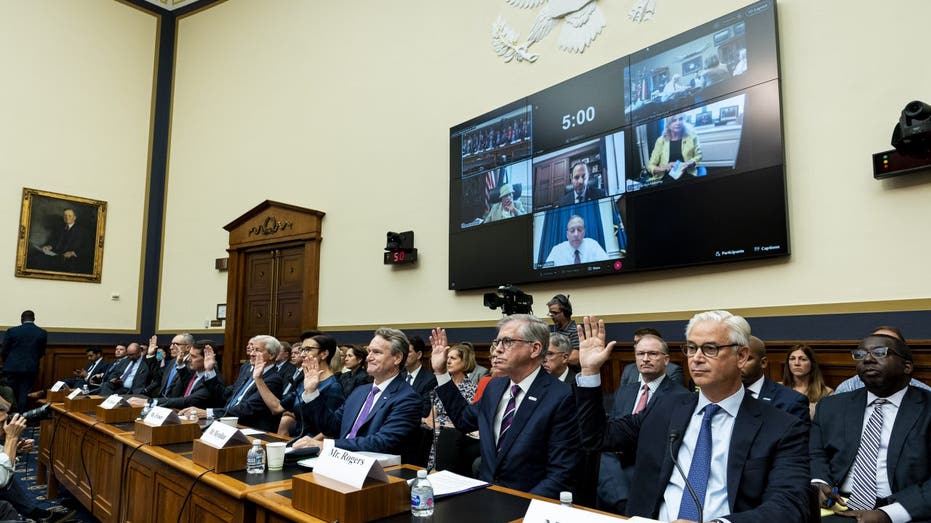 Banking CEOs testify before Congress