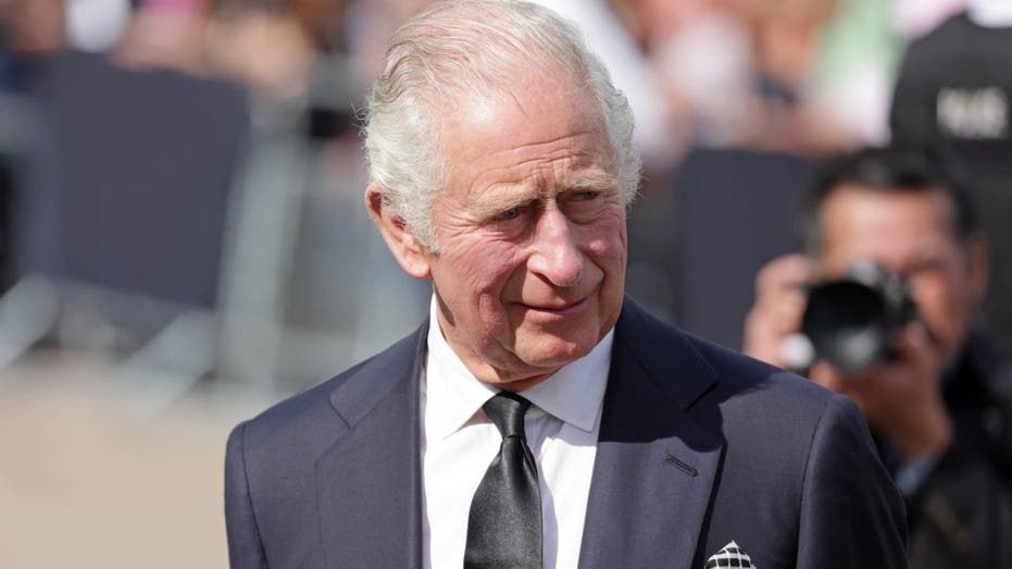 King Charles III is seen in London