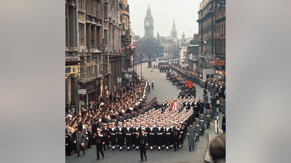 winston churchill funeral