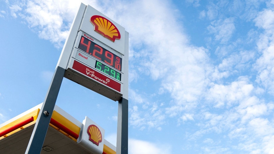 A Shell gas station
