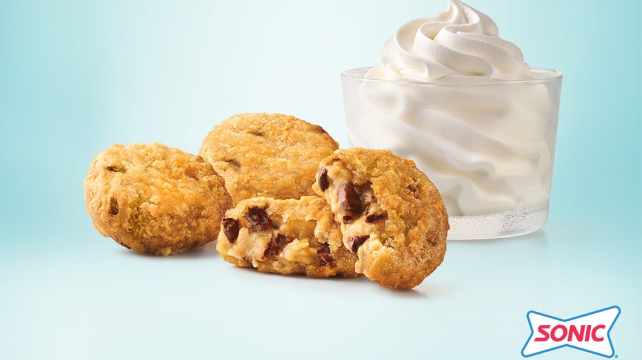 Sonic Drive-In Fried Cookie Dough Bites a la Mode