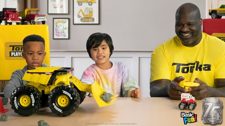 TONKA brand spokesperson Shaquille O’Neal in TONKA Playcation promo