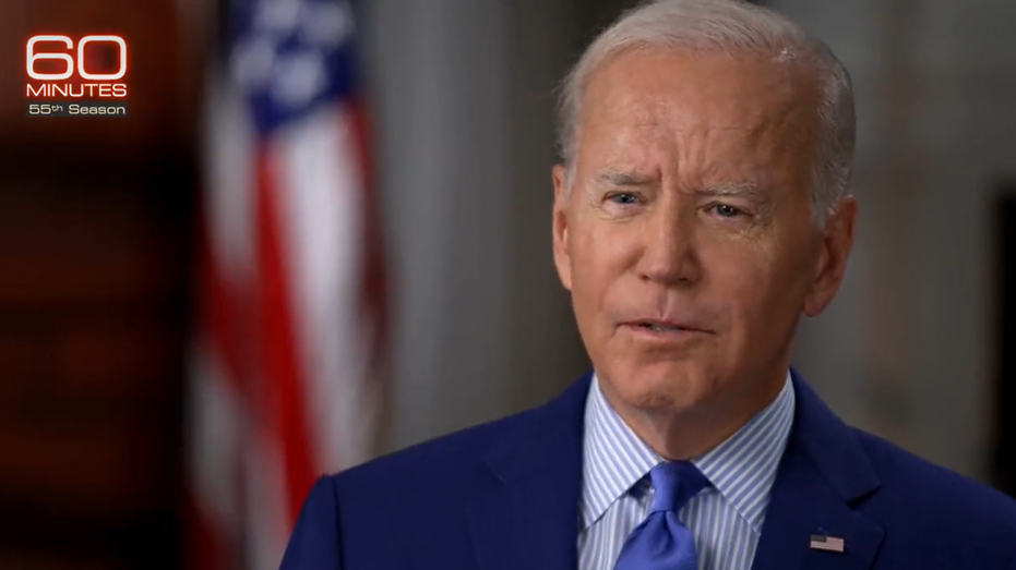 Biden speaking during interview