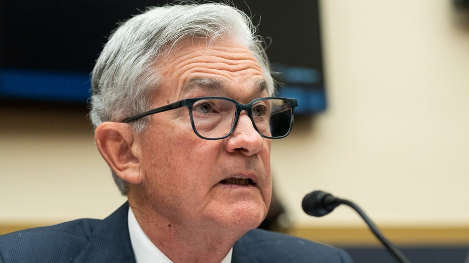 The Federal Reserve chairman Jerome Powell speaking