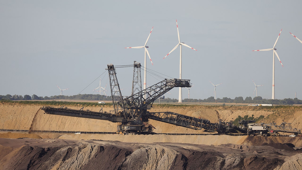 Coal mine demolishes neighboring wind farm to spice up nation’s calories delivery, drawing ire of weather activists Coal mine demolishes neighboring wind farm to spice up nation’s calories delivery, drawing ire of weather activists