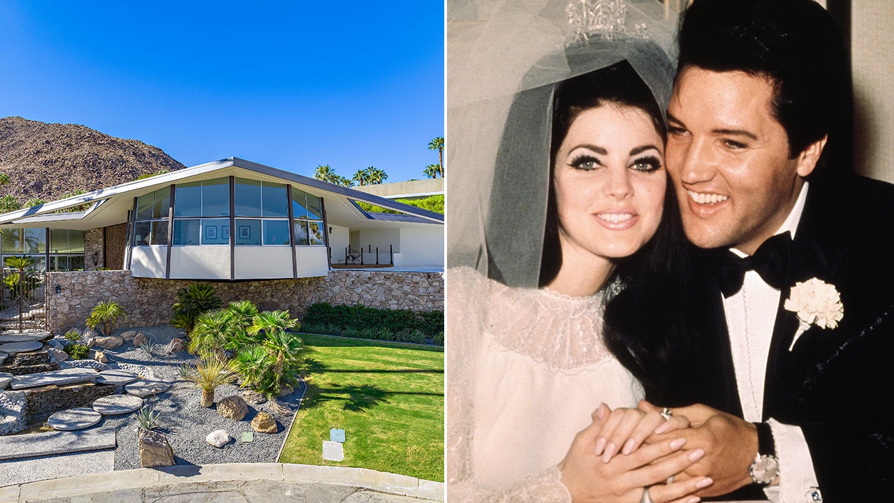 Elvis and Priscilla Presley’s ‘honeymoon hideaway’ home hits the market ...