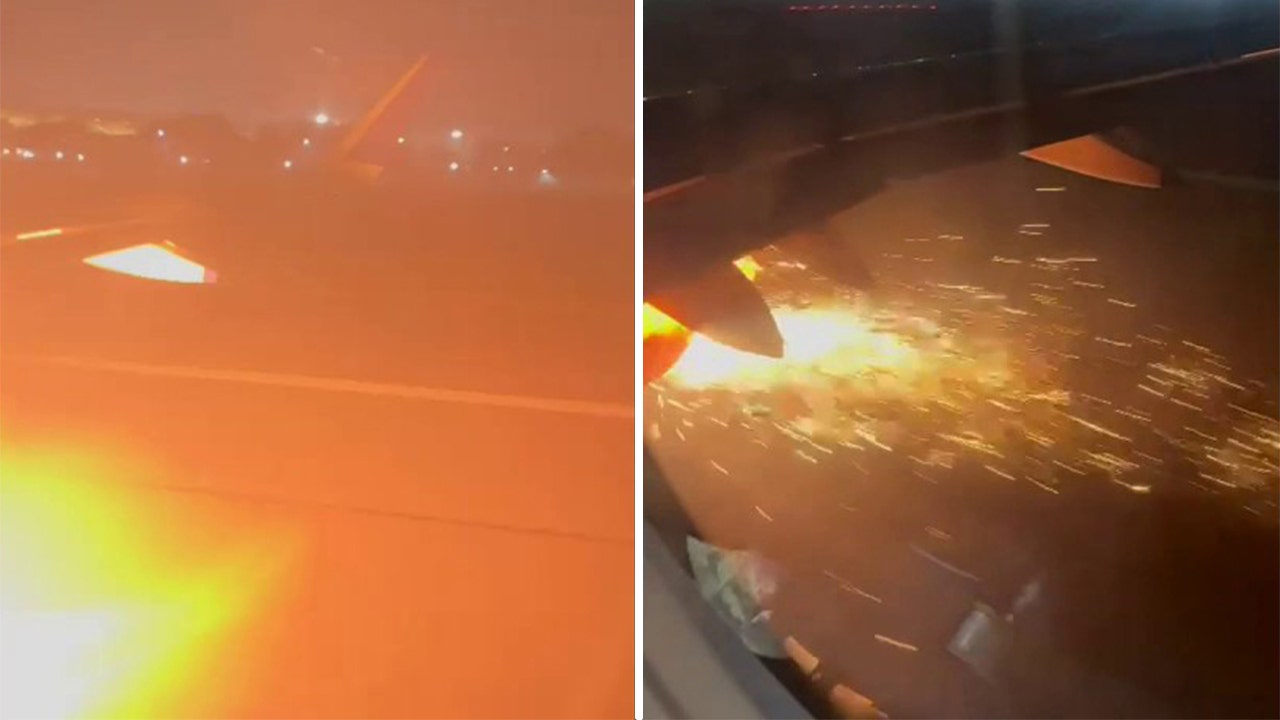 Samolot w Indiach zapala się podczas startu, „przerażający” moment uchwycony na wideo