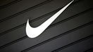 The logo of Nike (NKE) is seen in Los Angeles, California, United States, April 12, 2016. 