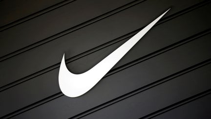 The logo of Nike (NKE) is seen in Los Angeles, California, United States, April 12, 2016. 