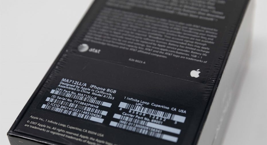 Factory sealed iPhone barcode