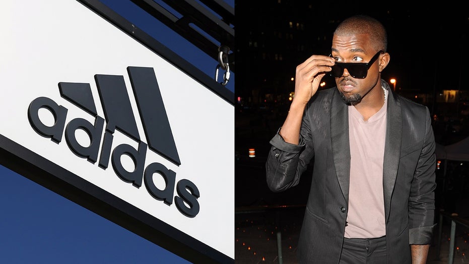 Logotipo de Adidas y Kanye West