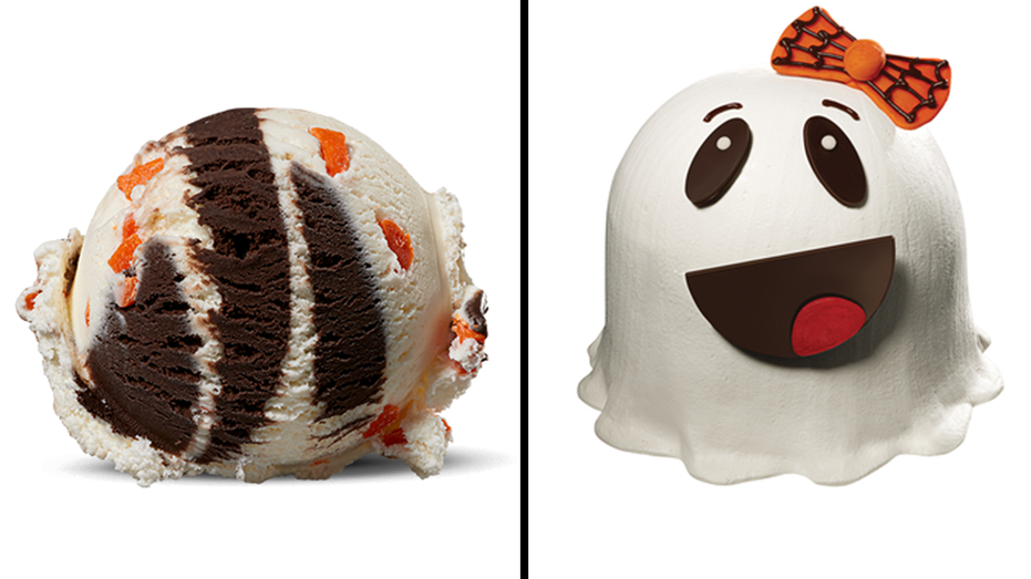 Baskin-Robbins Spicy ‘n Spooky and Trixie the Ghost Cake