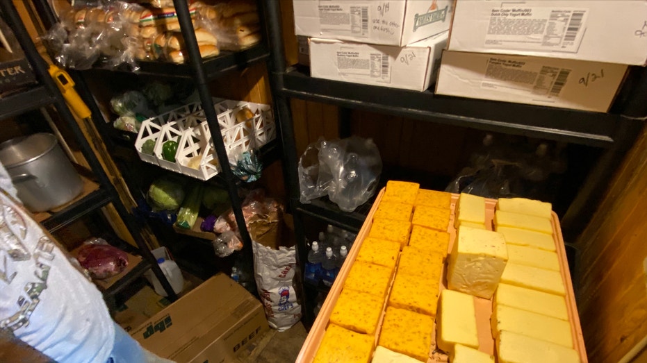 Homemade cheese at the Centermoreland store