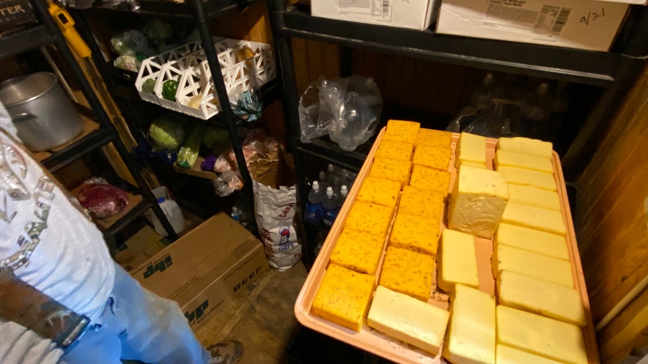 Homemade cheese at the Centermoreland store