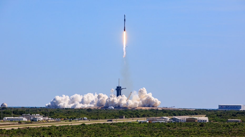 The SpaceX Falcon 9 rocket