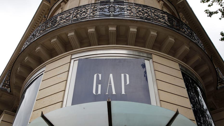 GAP sign on Parisian building