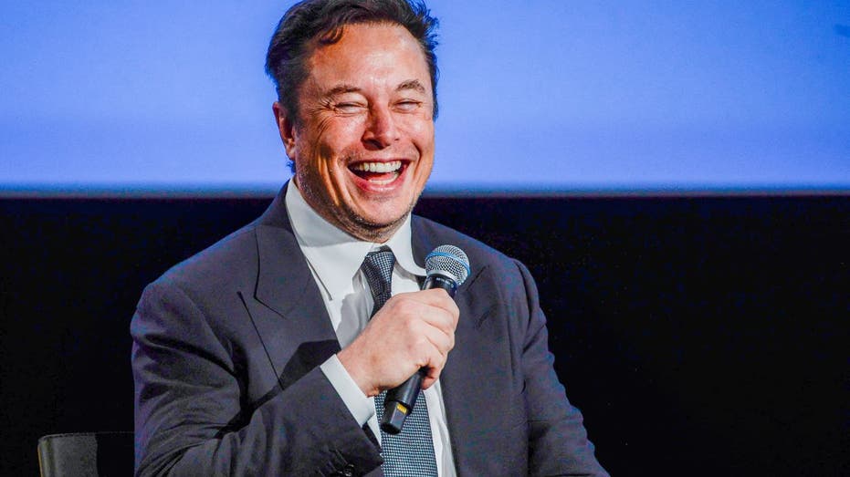 Elon Musk speaks at meeting in Norway