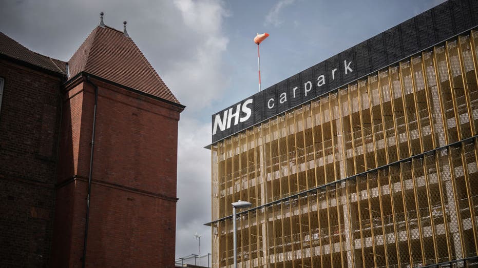 An NHS Hospital parking garage