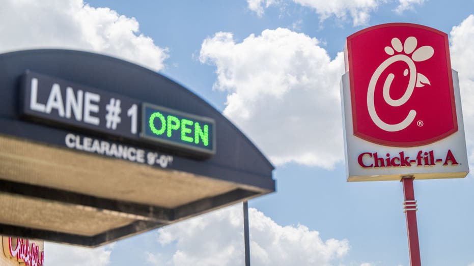 Chick-fil-A restaurant sign