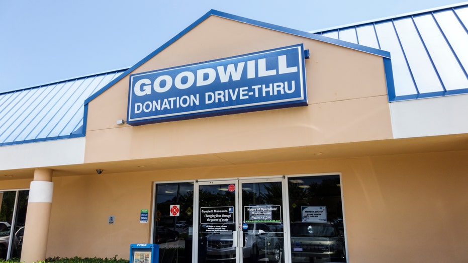 The entrance to a Goodwill Industries